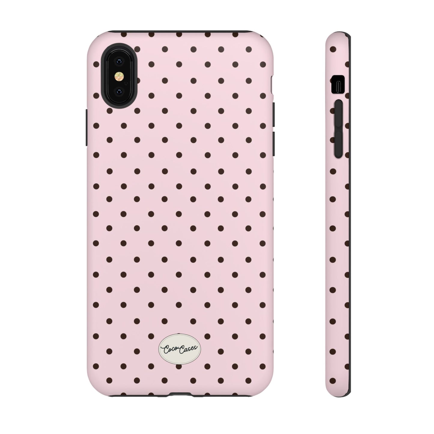 Pink Polka Dot iPhone Case