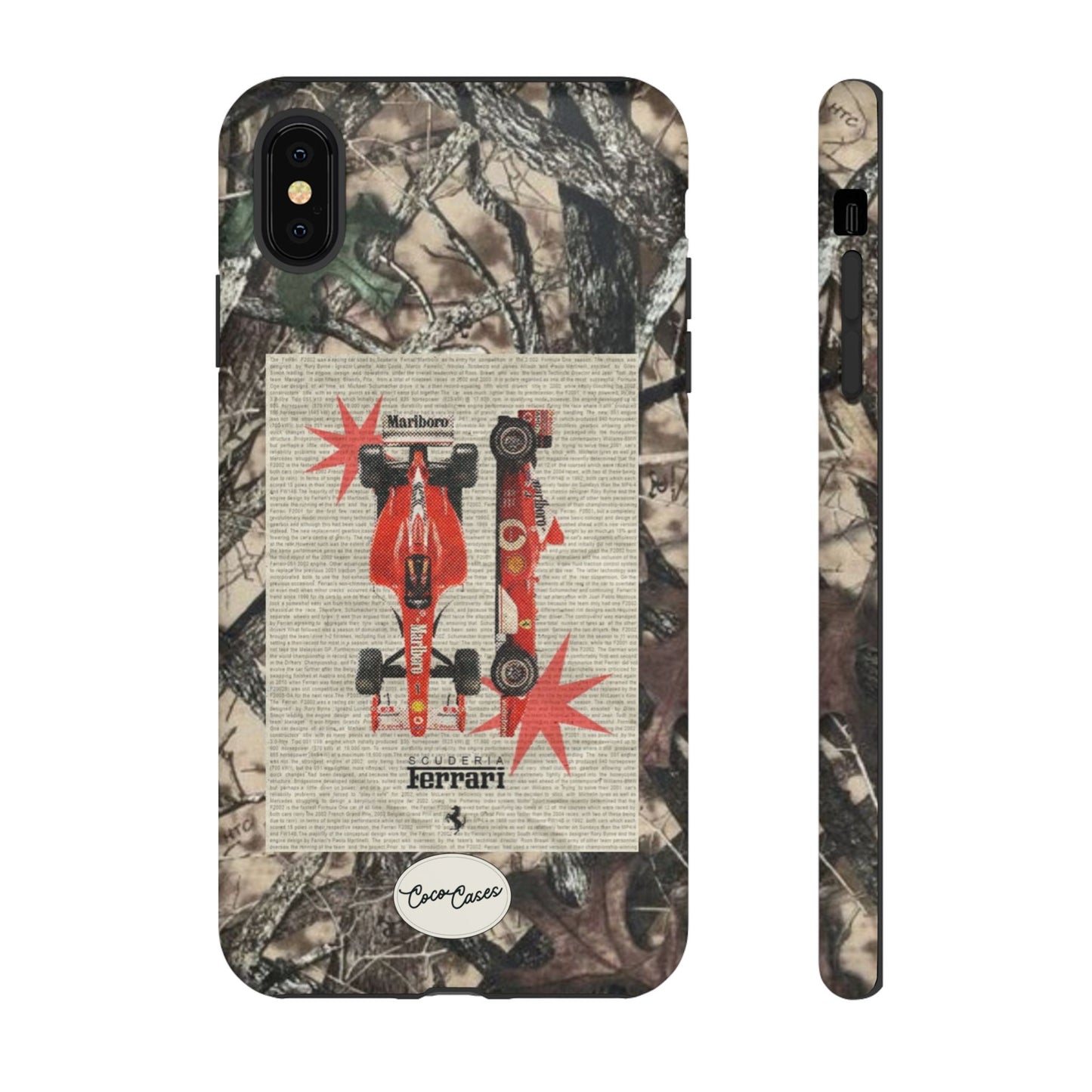Camouflage Ferrari iPhone Case