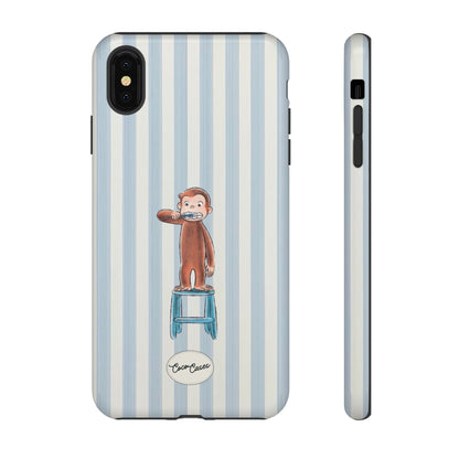 Striped Monkey iPhone Case