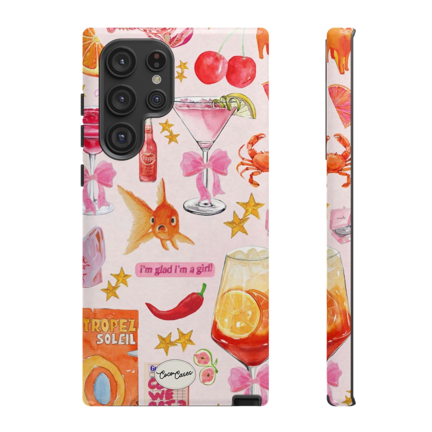 I'm glad I'm a girl Samsung Case