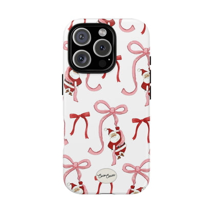 Santa’s Bow Ride iPhone Case