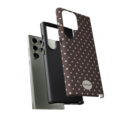 Brown Polka Dot Samsung Case