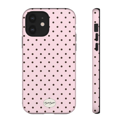 Pink Polka Dot iPhone Case