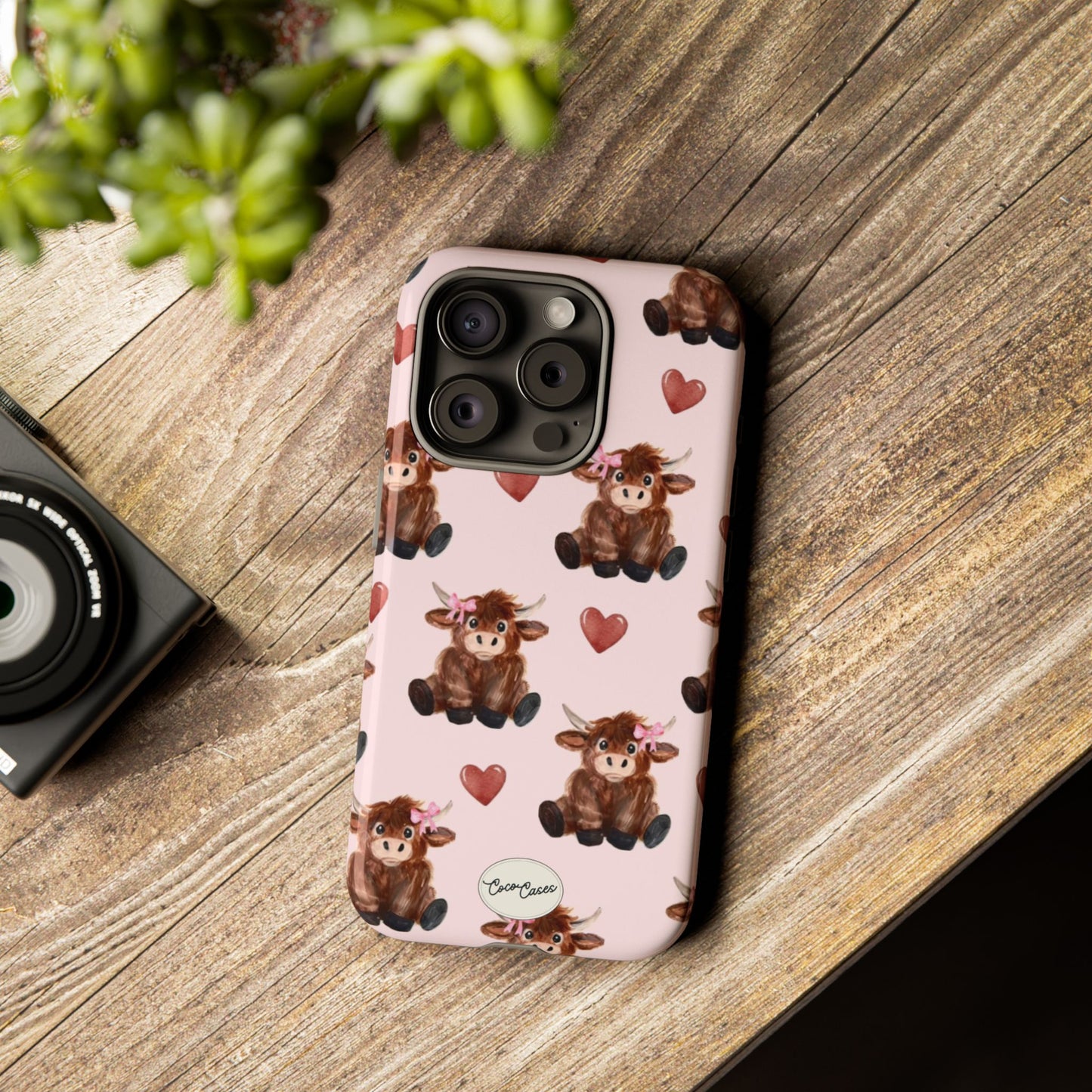 Highland Hearts iPhone Case