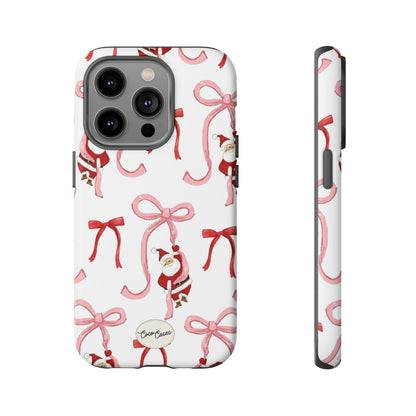 Santa’s Bow Ride iPhone Case