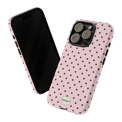 Pink Polka Dot iPhone Case
