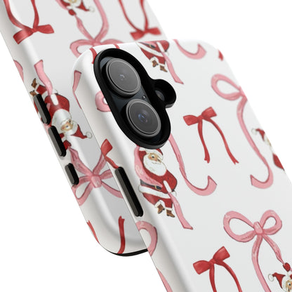 Santa’s Bow Ride iPhone Case