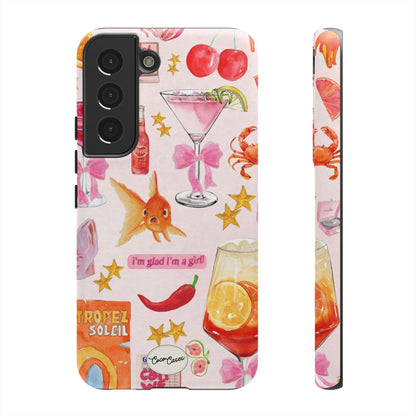 I'm glad I'm a girl Samsung Case