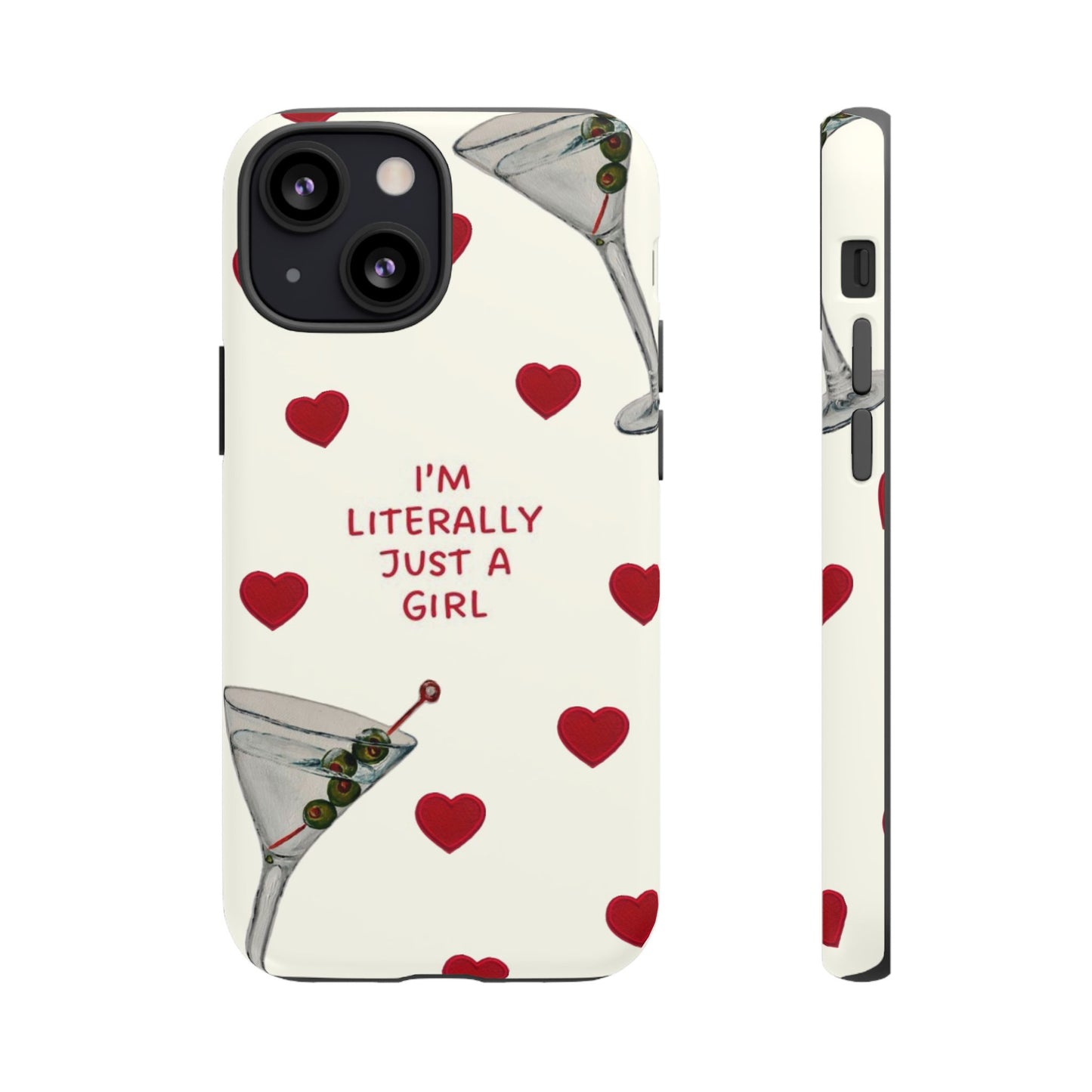 Literally A Girl iPhone Case