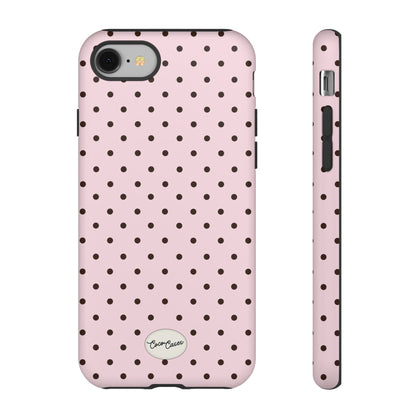 Pink Polka Dot iPhone Case