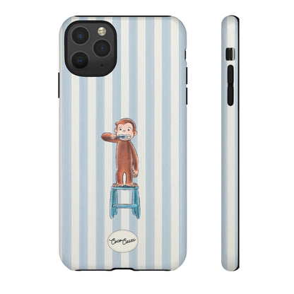 Striped Monkey iPhone Case