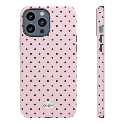 Pink Polka Dot iPhone Case