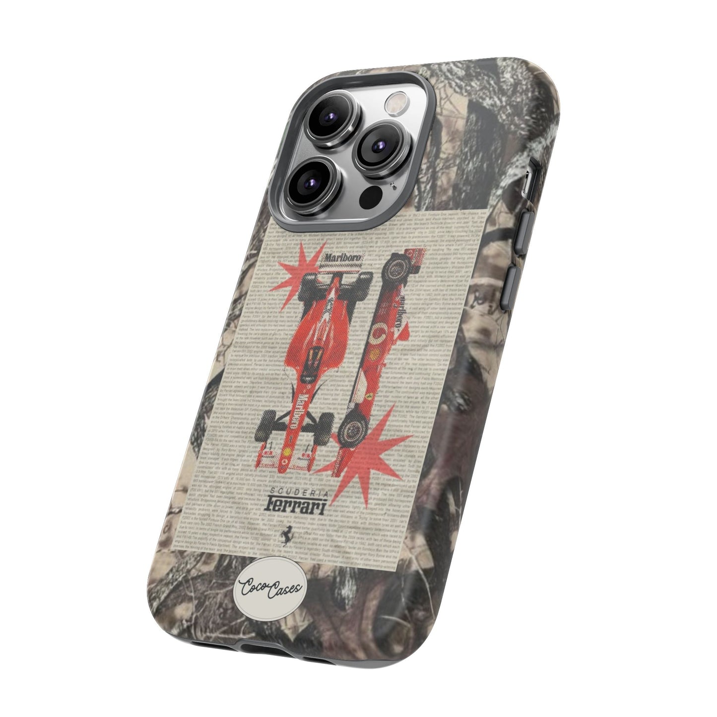Camouflage Ferrari iPhone Case