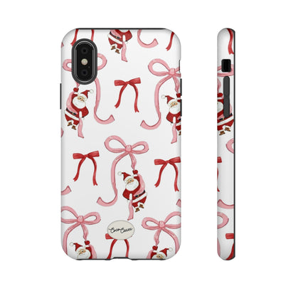 Santa’s Bow Ride iPhone Case