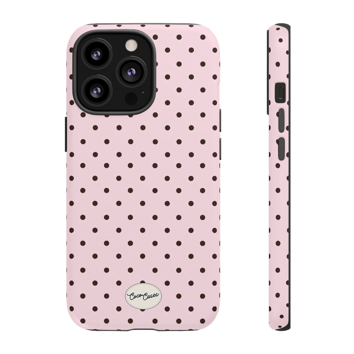 Pink Polka Dot iPhone Case