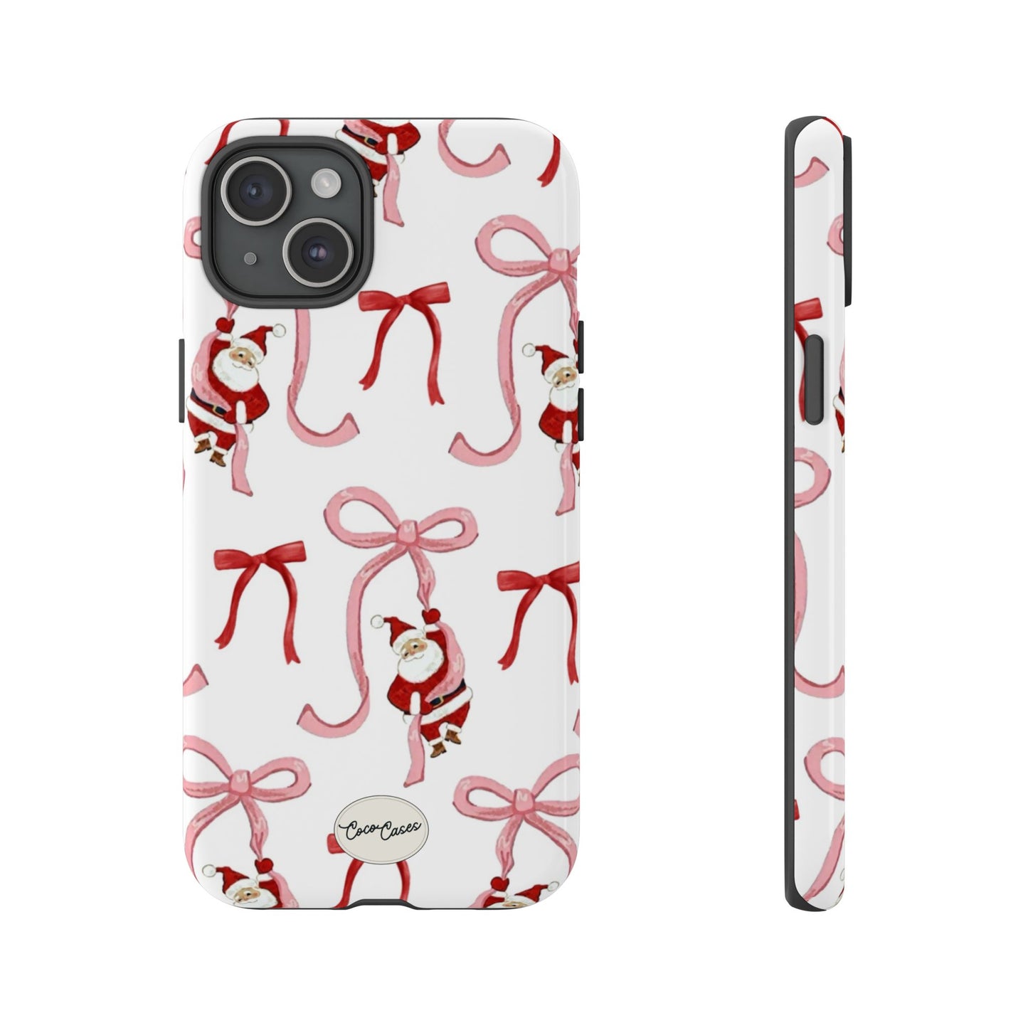 Santa’s Bow Ride iPhone Case