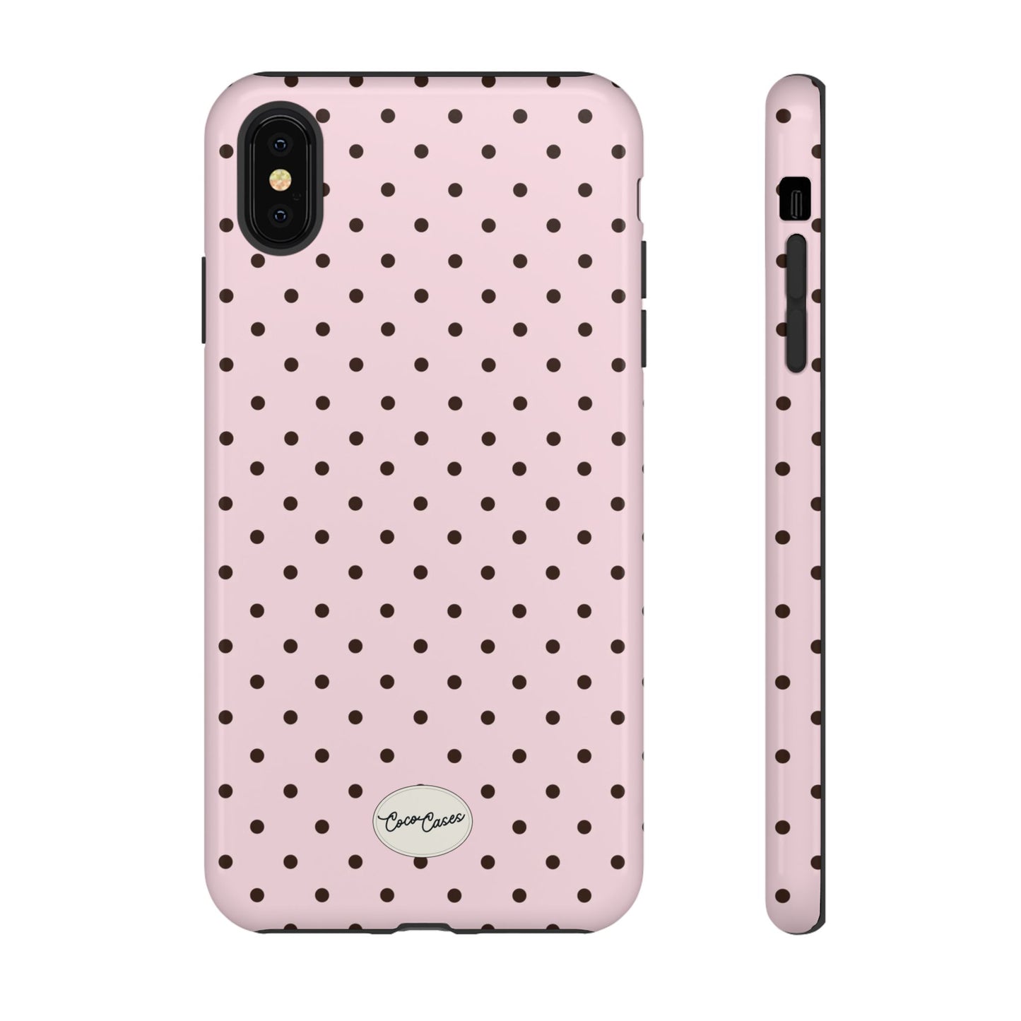Pink Polka Dot iPhone Case