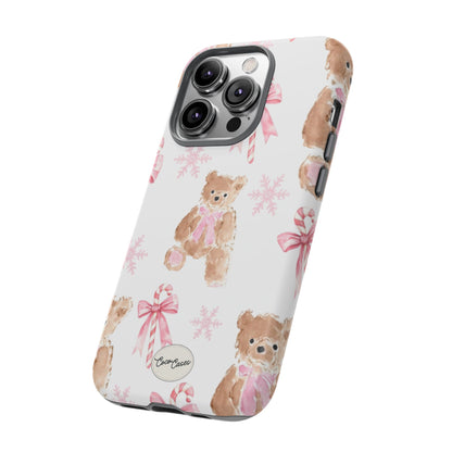 Blush Noel Bear iPhone Case