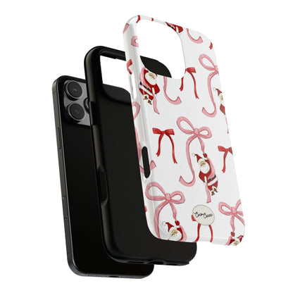Santa’s Bow Ride iPhone Case
