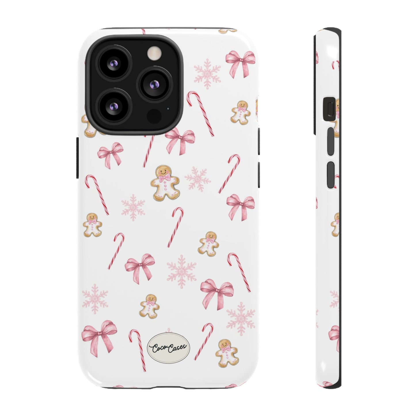 Pink Christmas iPhone Case