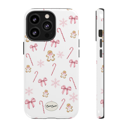 Pink Christmas iPhone Case