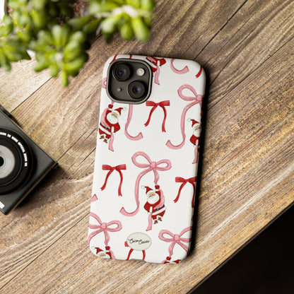 Santa’s Bow Ride iPhone Case