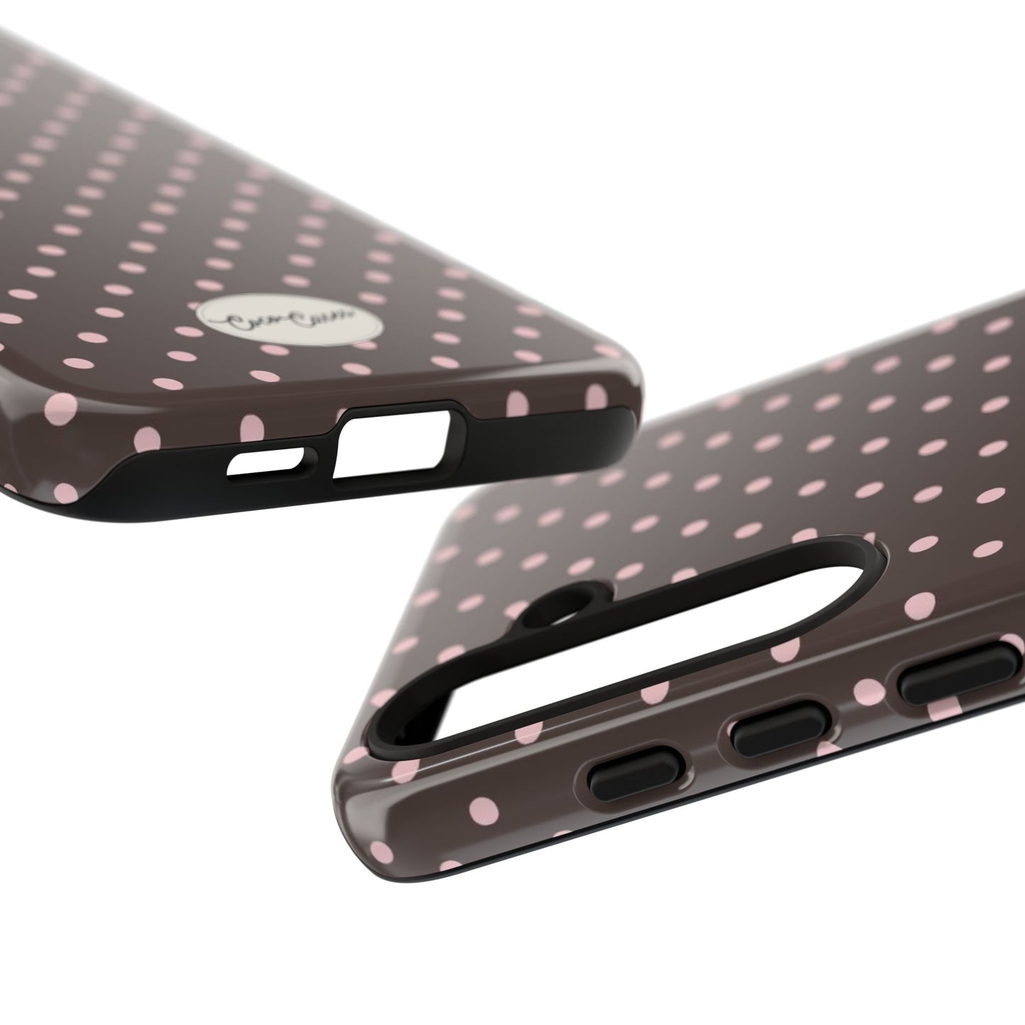 Brown Polka Dot Samsung Case
