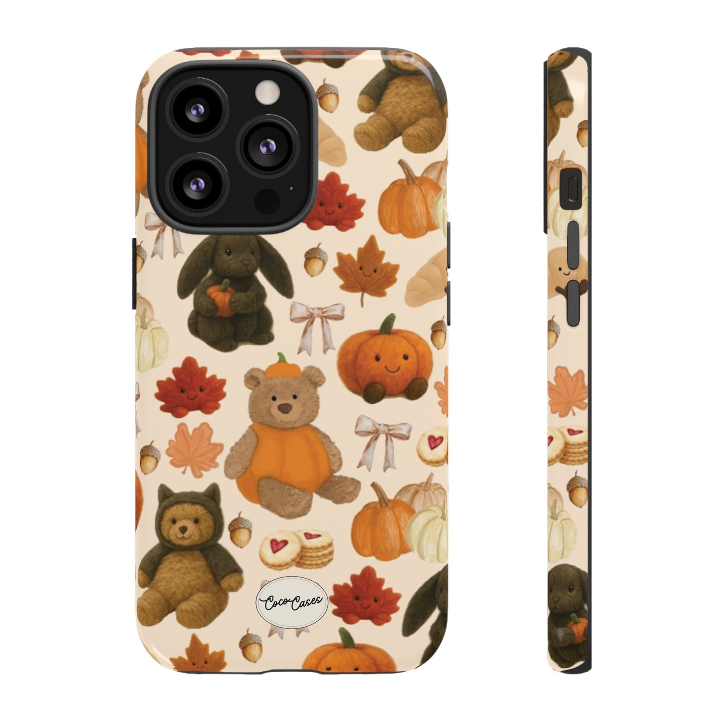 Autumn Teddies iPhone Case