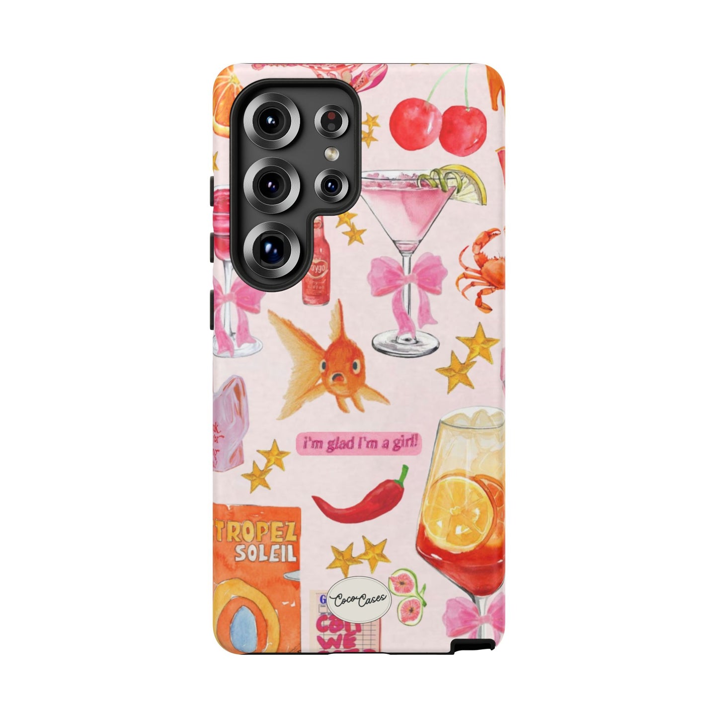 I'm glad I'm a girl Samsung Case