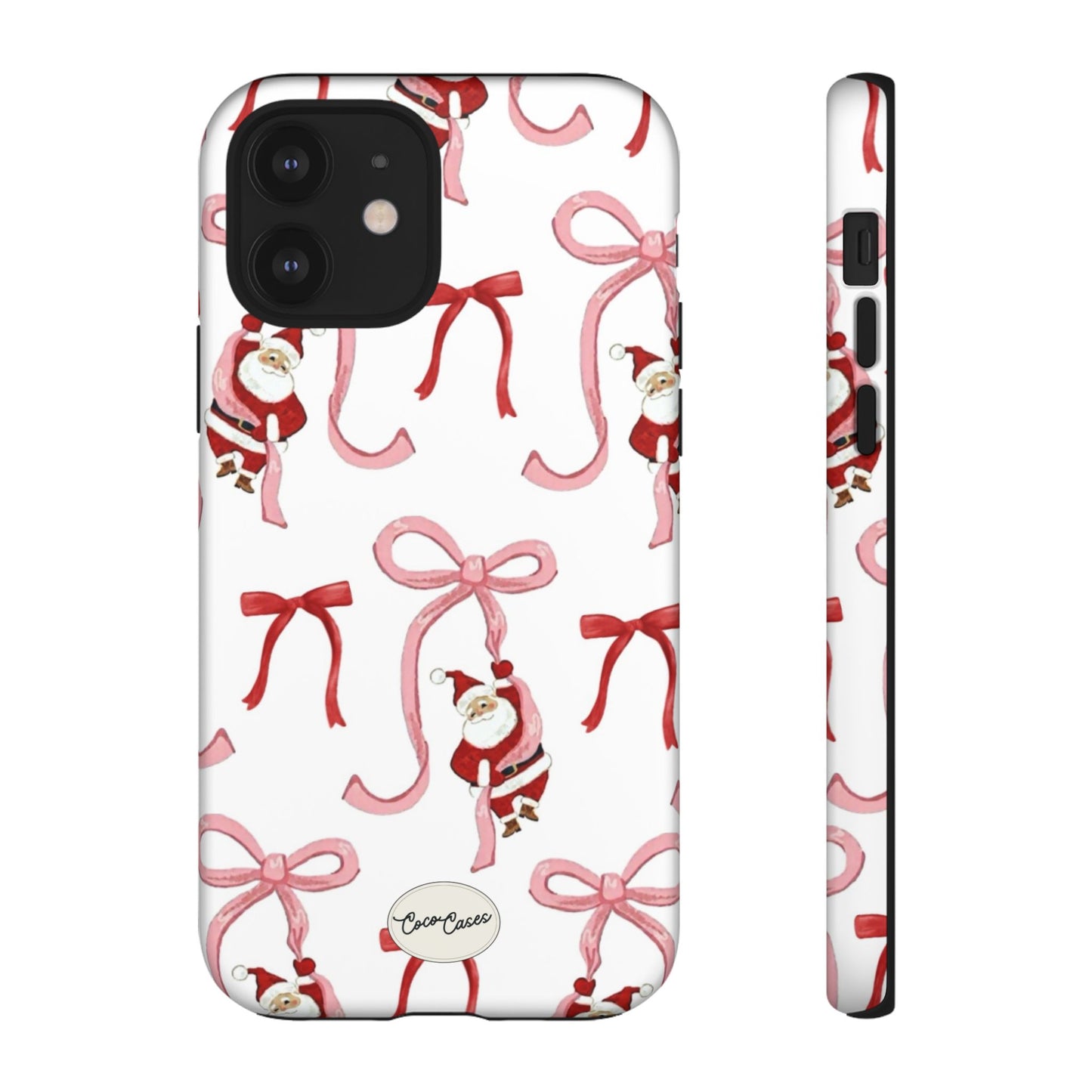 Santa’s Bow Ride iPhone Case