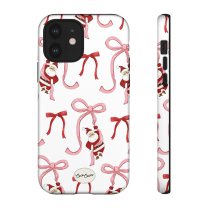 Santa’s Bow Ride iPhone Case