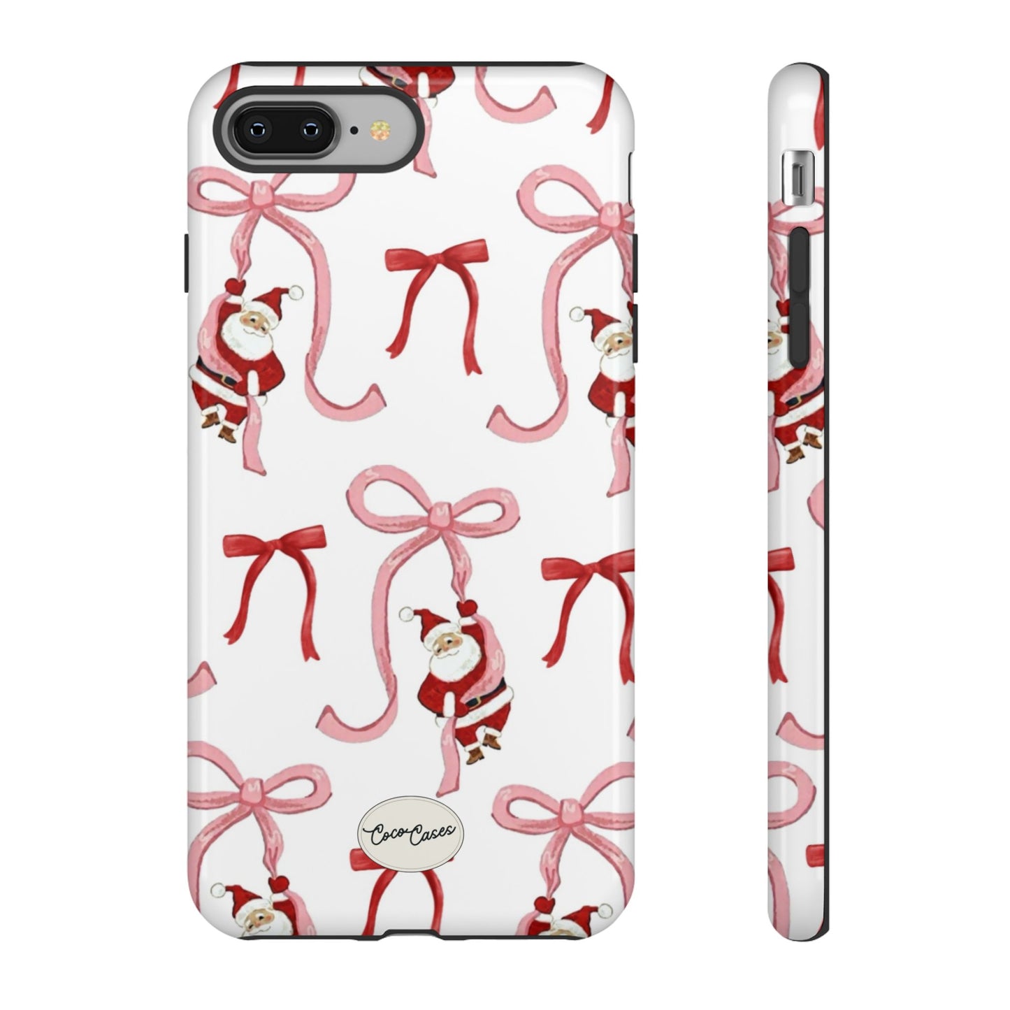 Santa’s Bow Ride iPhone Case