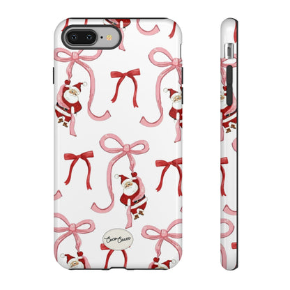 Santa’s Bow Ride iPhone Case