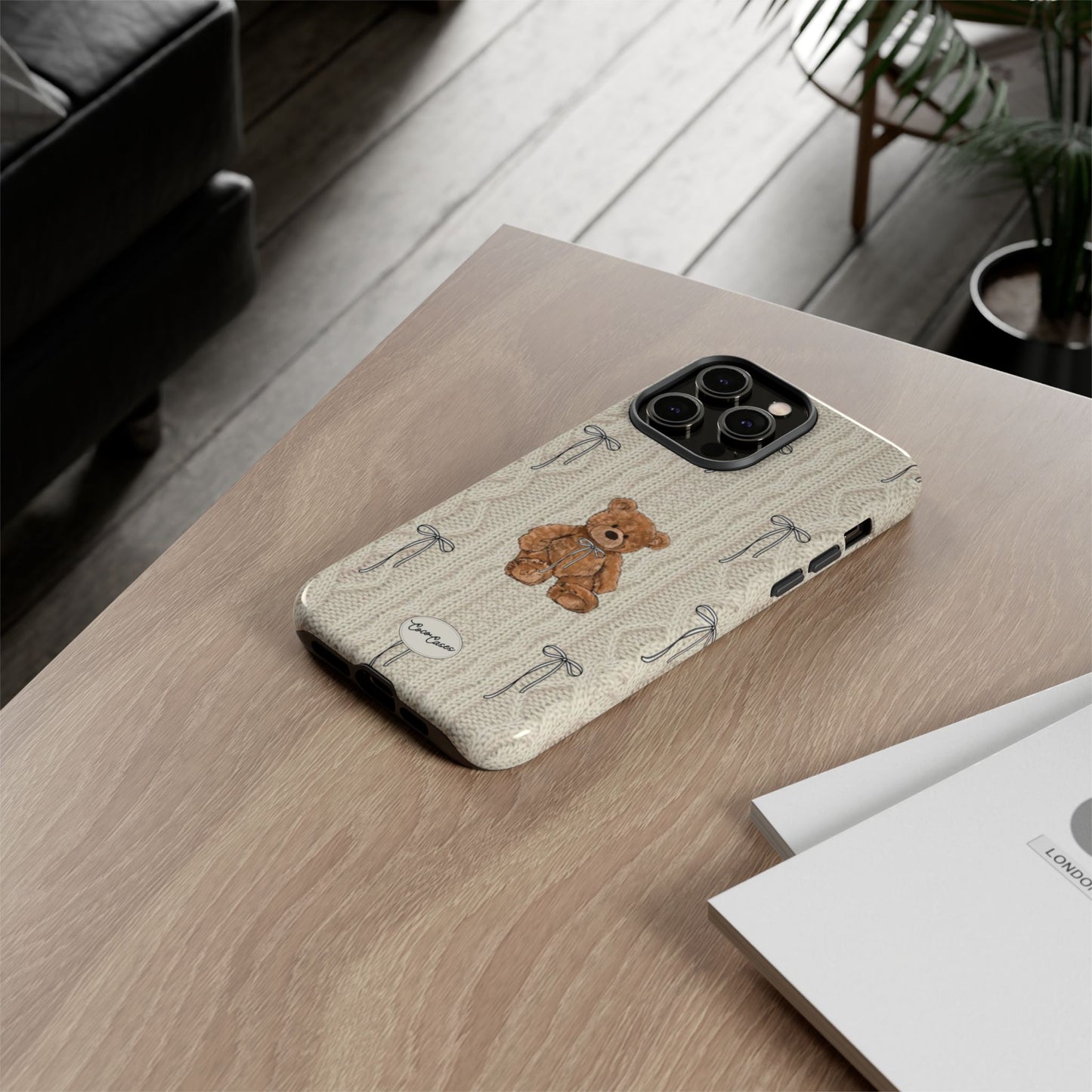 Little Bow Bear iPhone Case