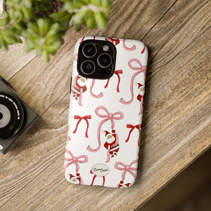 Santa’s Bow Ride iPhone Case