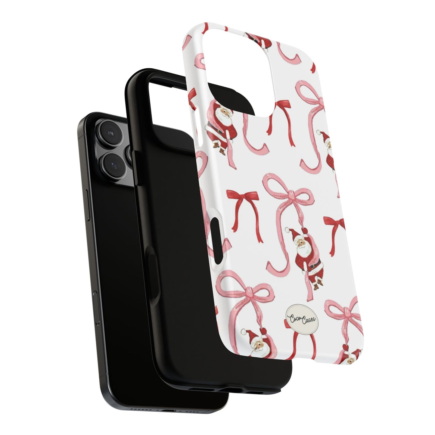 Santa’s Bow Ride iPhone Case