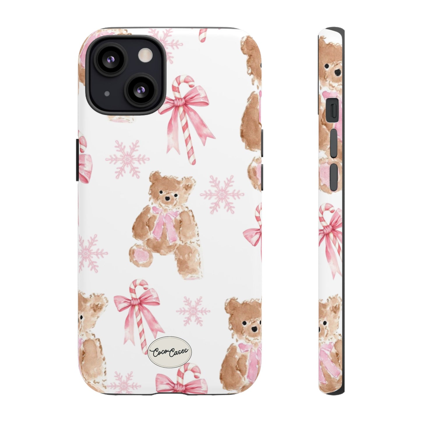 Blush Noel Bear iPhone Case