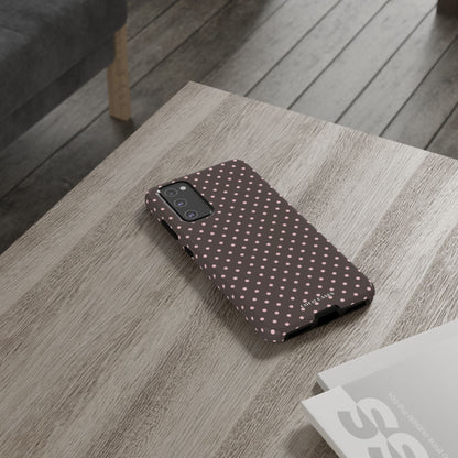 Brown Polka Dot Samsung Case