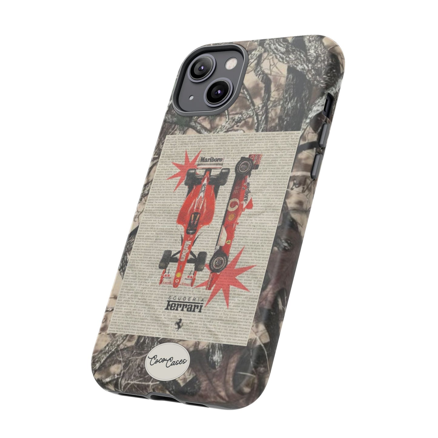 Camouflage Ferrari iPhone Case