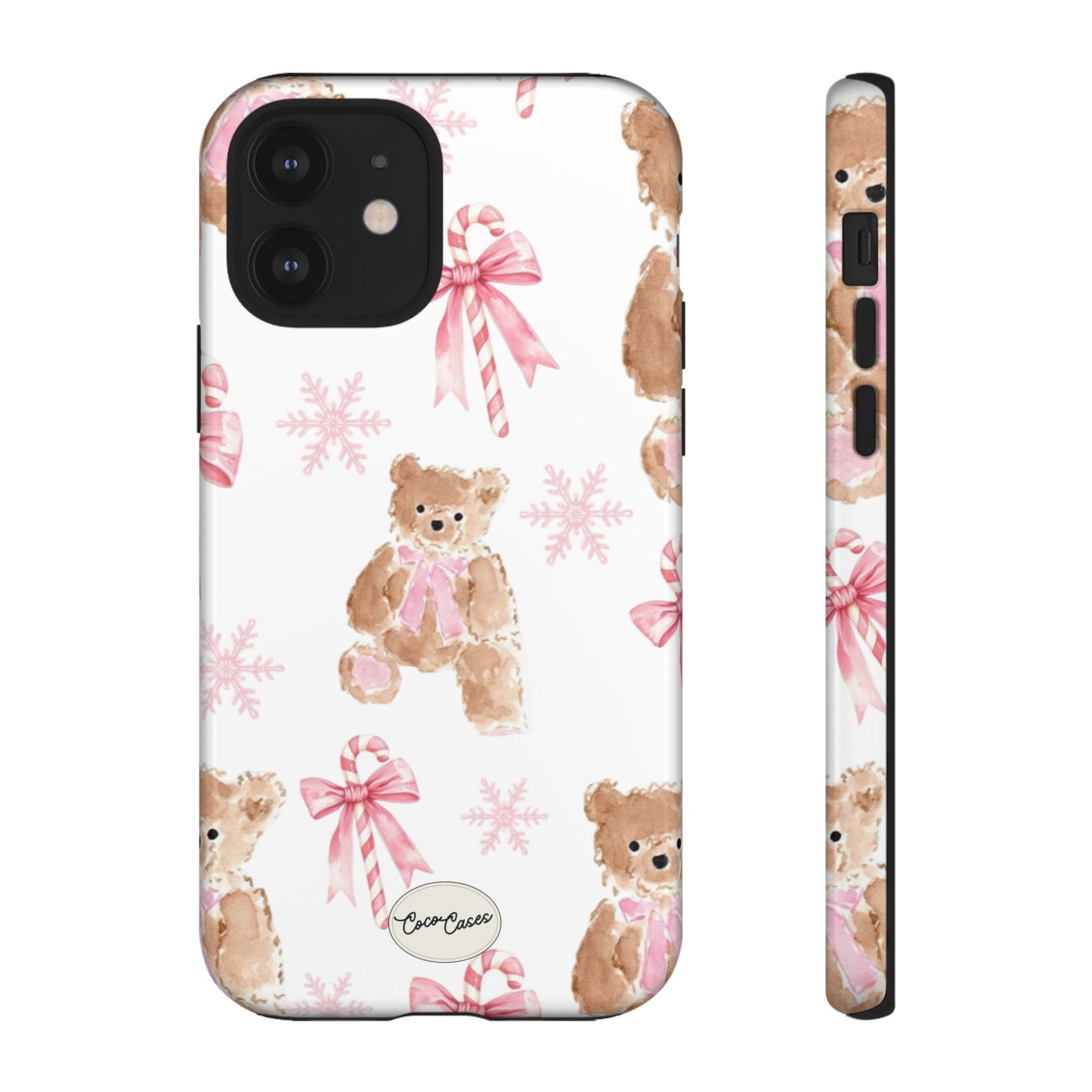 Blush Noel Bear iPhone Case