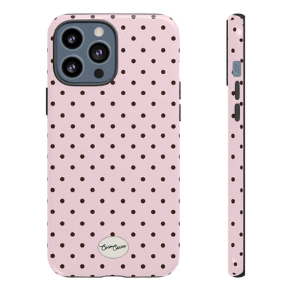 Pink Polka Dot iPhone Case
