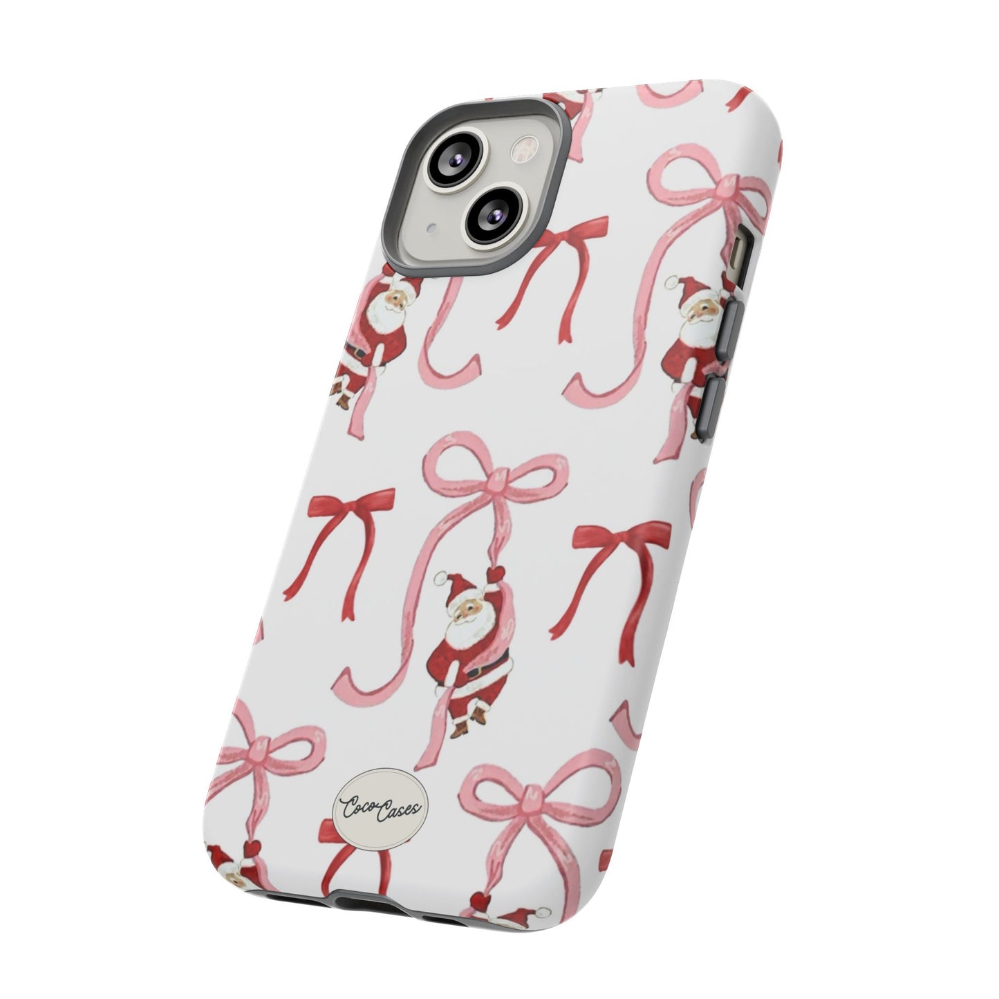 Santa’s Bow Ride iPhone Case