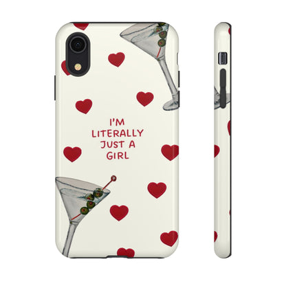 Literally A Girl iPhone Case