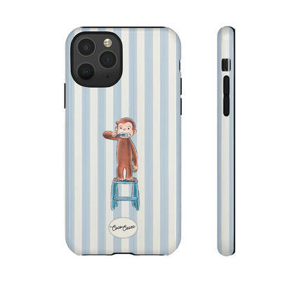 Striped Monkey iPhone Case