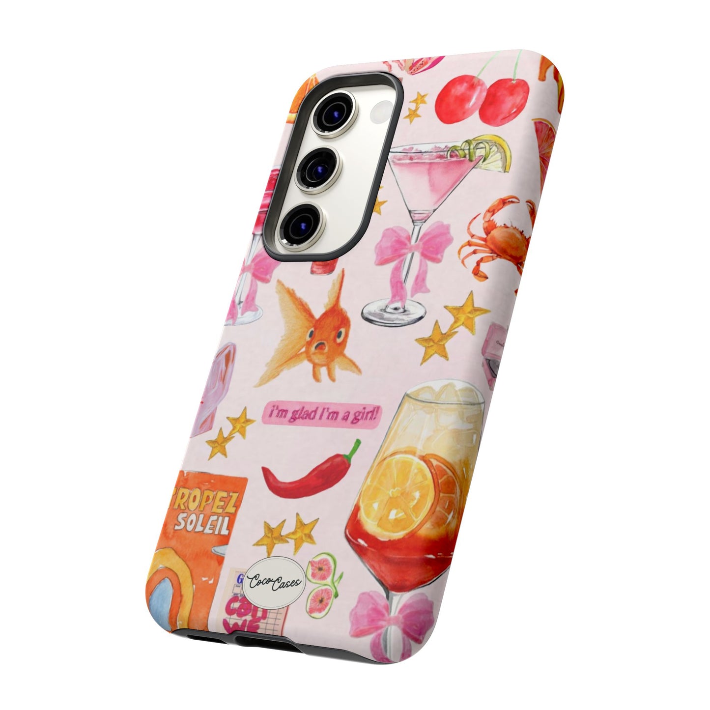 I'm glad I'm a girl Samsung Case