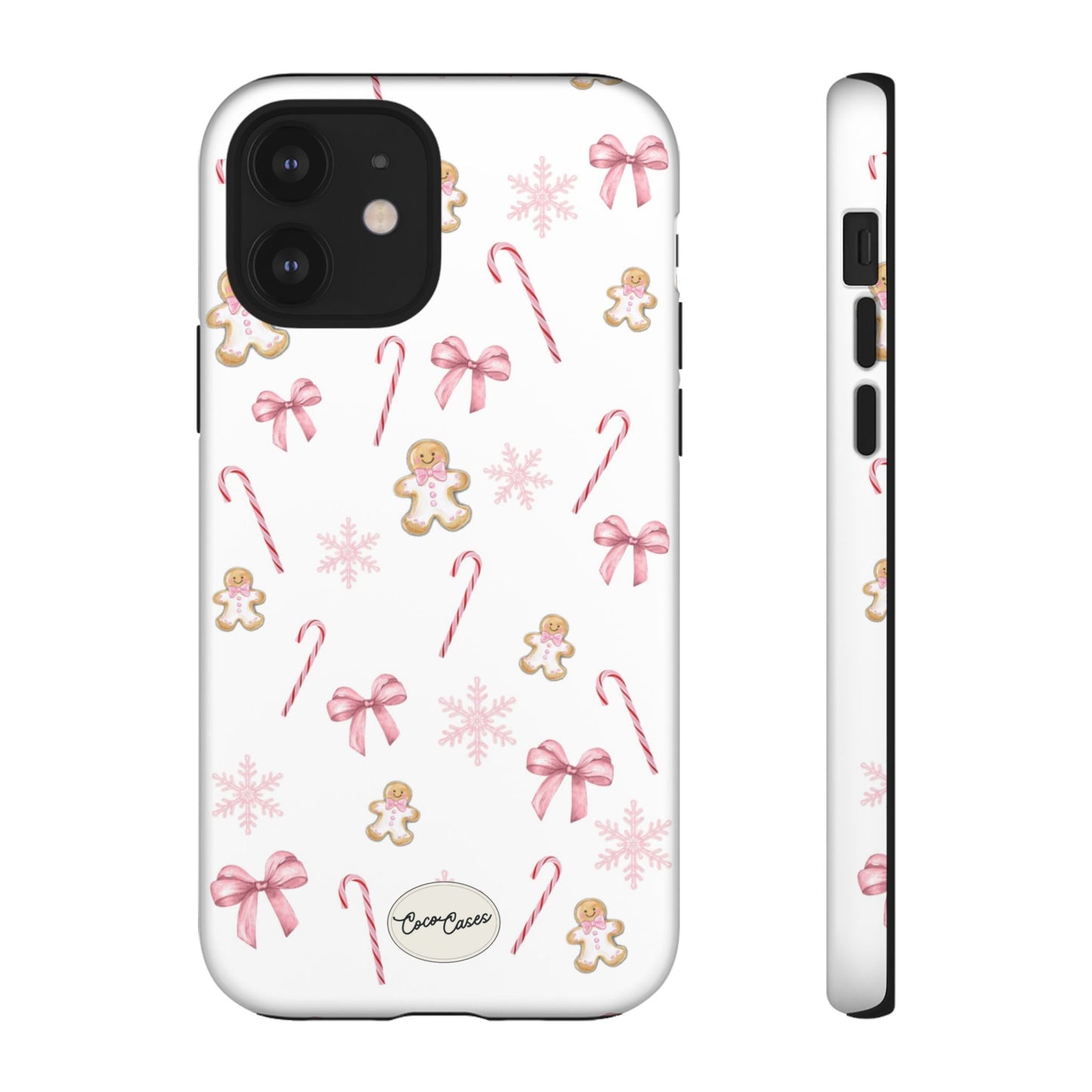 Pink Christmas iPhone Case