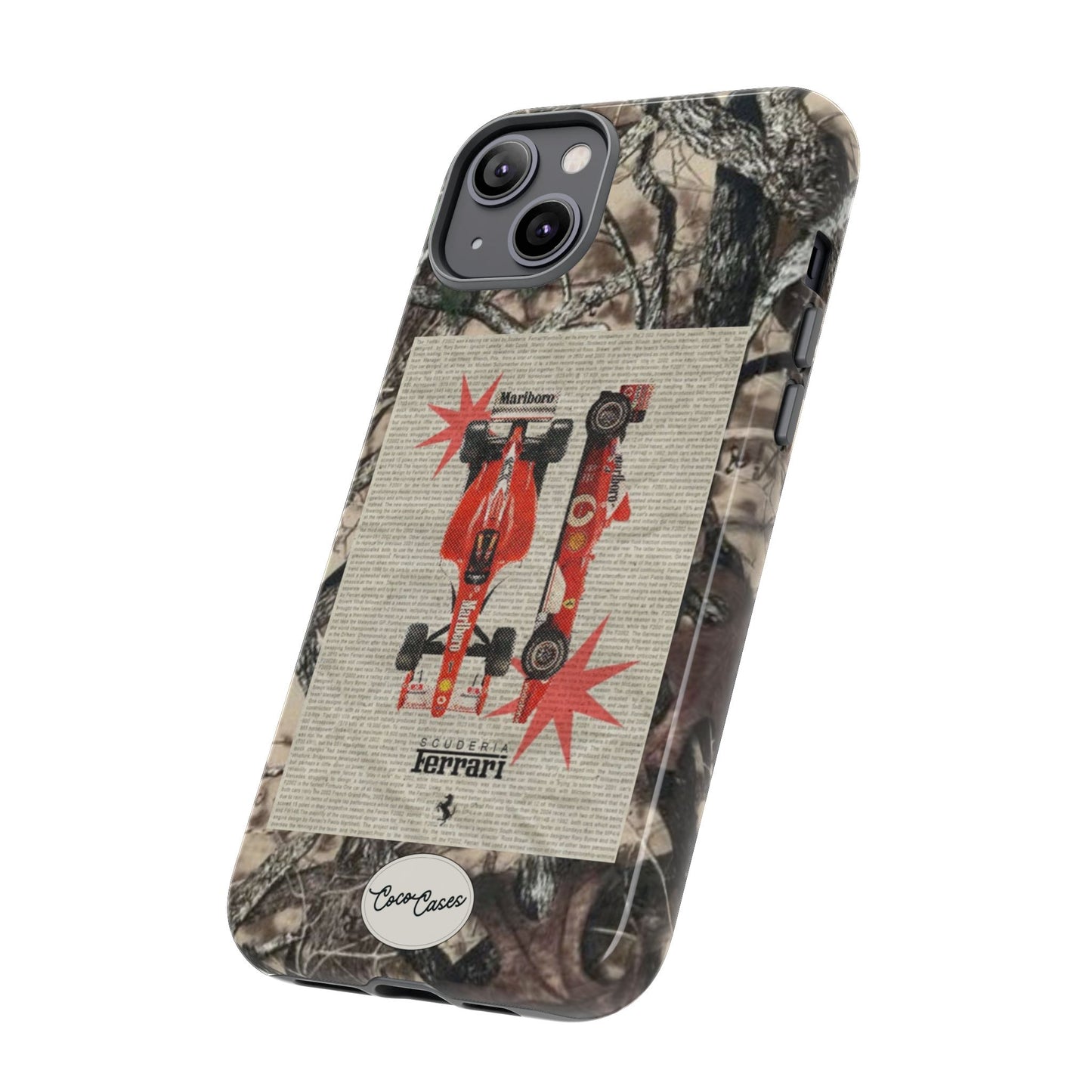 Camouflage Ferrari iPhone Case