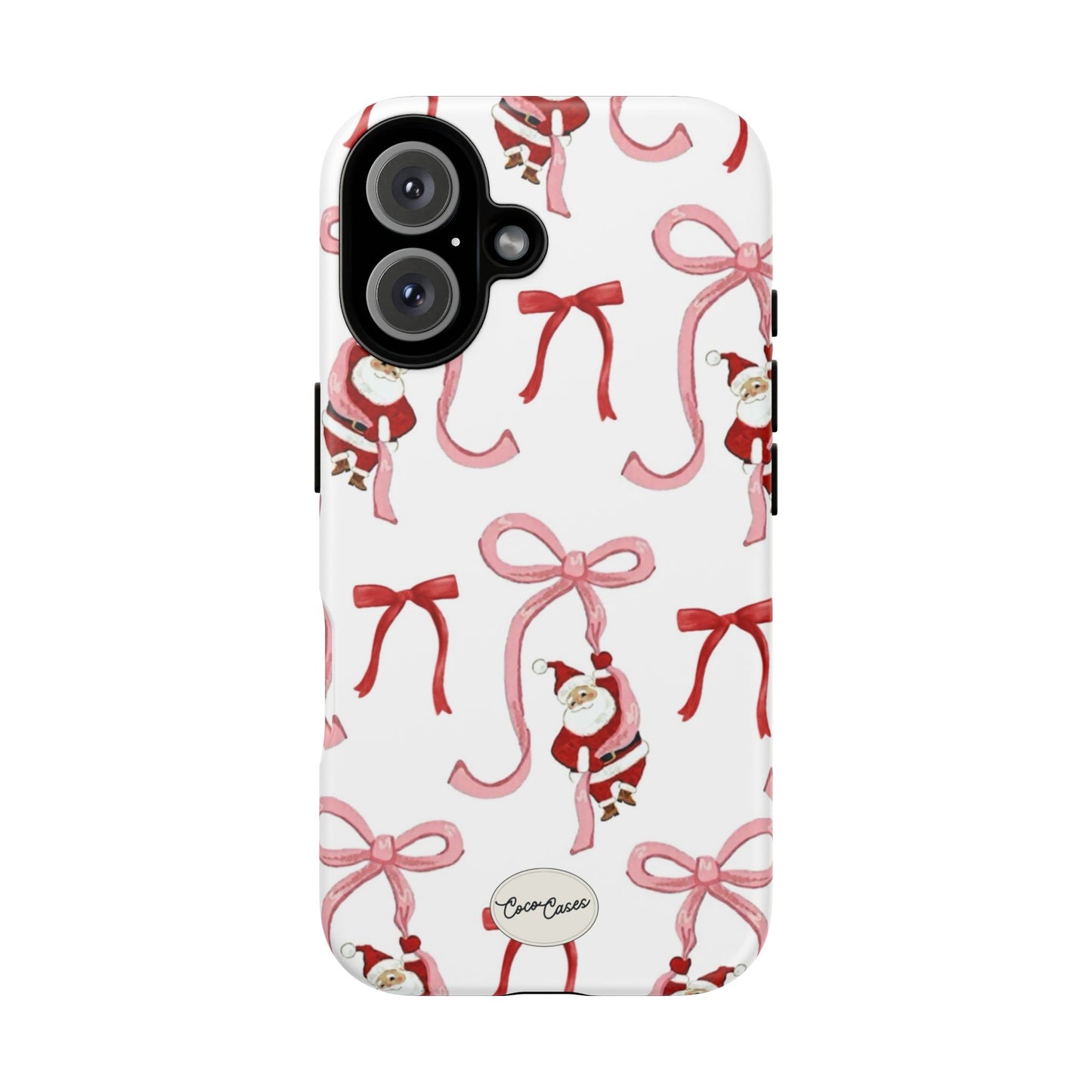 Santa’s Bow Ride iPhone Case