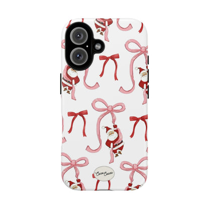 Santa’s Bow Ride iPhone Case