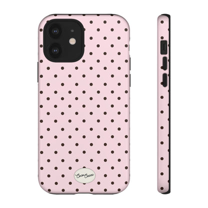 Pink Polka Dot iPhone Case